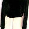 GK ICE SKATE DANCE GIRLS LARGE EVERGREEN VELVET LGSLV SHRUG JACKET SZ CHILD L - Image 4