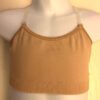 GK HIGH PERFORMANCE CHILD S-L GYMNASTICS DANCE SEAMLESS SPORTS BRA BEIGE CS-CL