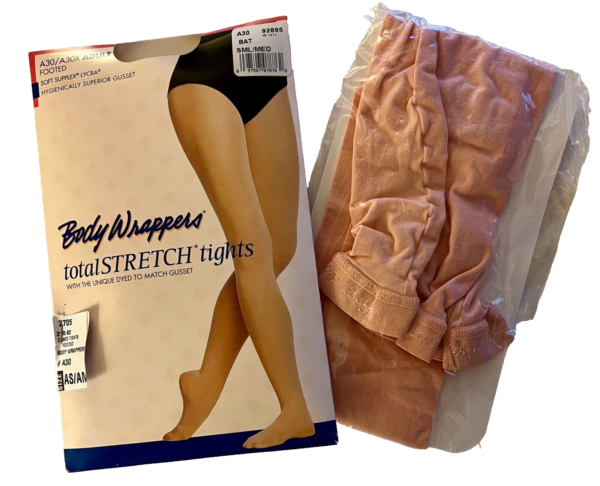 BODY WRAPPERS ADULT TOTAL STRETCH FOOTED DANCE SOFT STRETCH BALLET PK TIGHTS S-M - Image 6