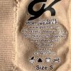 GK HIGH PERFORMANCE CHILD S-L GYMNASTICS DANCE SEAMLESS SPORTS BRA BEIGE CS-CL - Image 4