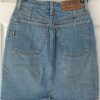 ESPIRIT JEANS DENIM SKIRT LADIES SIZE 9/10 Front Zip Up Button 5 POCKET Sz 9/10 - Image 3