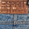 ESPIRIT JEANS DENIM SKIRT LADIES SIZE 9/10 Front Zip Up Button 5 POCKET Sz 9/10 - Image 4
