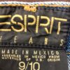 ESPIRIT JEANS DENIM SKIRT LADIES SIZE 9/10 Front Zip Up Button 5 POCKET Sz 9/10 - Image 5