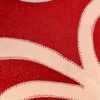 GK LgSLV LADIES SMALL RED SPARKLE FOIL MESH WHITE GYMNASTICS DANCE LEOTARD Sz AS - Image 2