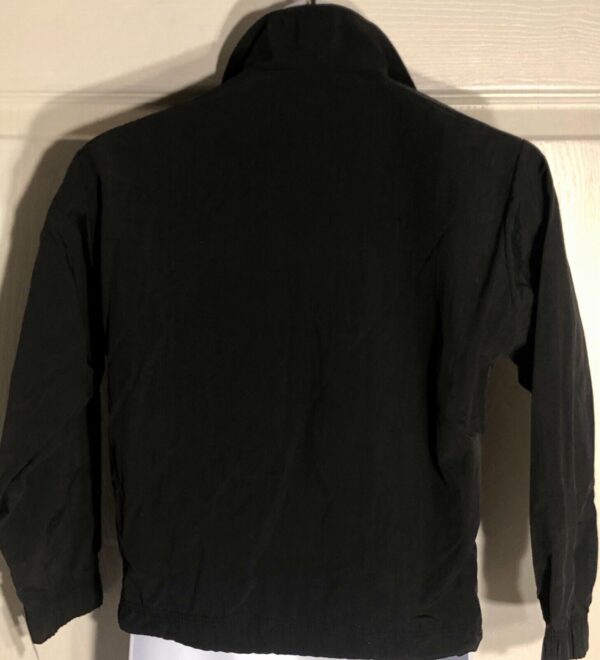 GK ELITE BLACK TASLAN CHILD X-SMALL GYMNASTIC ATHLETES WARM UP JACKET Sz CXS NWT - Image 2