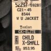 GK ELITE BLACK TASLAN CHILD X-SMALL GYMNASTIC ATHLETES WARM UP JACKET Sz CXS NWT - Image 5