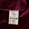 GK LgSLV LADIES SMALL CLASSIC SOLID PLUM VELVET GYMNASTS DANCE LEOTARD Sz AS - Image 5