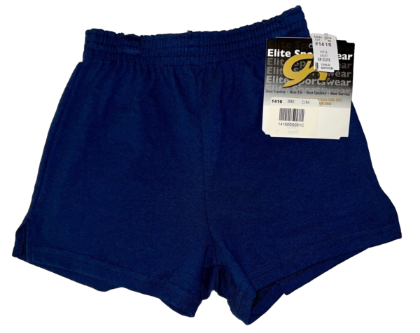 SOFFE GK NAVY CHILD MEDIUM COTTON ATHLETIC GYM WORKOUT RECREATIONAL SHORTS SZ M