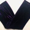 GK PURPLE VELVET CHILD SMALL WARM-UP PANTS GYMNAST, SKATE, DANCE, FITNESS Sz CS