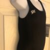 GK COMPETITION SHIRT SINGLET CHILD SMALL BLACK N/S TRADITIONAL LEG CUT Sz CS NWT - Image 3