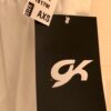 GK MENS X-SMALL #1817 COMPETITION SHORTS WHITE N/S GYMNASTIC RUNNING GYM AXS NWT - Image 2