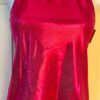 GK DANCE CHEER LADIES SMALL PINK MYSTIQUE HOLOGRAM HALTER TOP Sz AS NWT