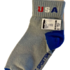 GK GO USA!! UNISEX KIDS 7-9 QUARTER/ANKLE SOCKS RED WHITE BLUE USA GRAPHICS NWT!