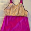 GK DANCE CHEER LADIES SMALL PINK MYSTIQUE HOLOGRAM HALTER TOP Sz AS NWT - Image 6
