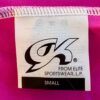 GK DANCE CHEER LADIES SMALL PINK MYSTIQUE HOLOGRAM HALTER TOP Sz AS NWT - Image 7