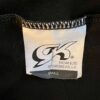 GK DANCE CHEER LADIES SMALL GOLD SPARKLE BLACK DRY TECH V-NECK PERFORM TOP Sz AS - Image 8