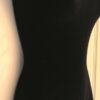 GK DANCE BIKETARD ADULT SMALL BLACK VELVET GYMNASTICS CHEER WORKOUT TANK Sz AS - Image 2