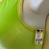 GK ADULT SMALL GREEN VELVET FLORAL AP â€œGYM DIVAâ€ METAL BEADS TANK CROP TOP Sz AS - Image 4