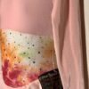 GK PINK VELVET CHILD SMALL LgSLV PINK SERPENTINE TIE-DYE FIGURE SKATE DRESS CS - Image 6