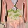 GK PINK VELVET CHILD SMALL LgSLV PINK SERPENTINE TIE-DYE FIGURE SKATE DRESS CS - Image 8