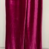 GK DANCE JAZZ LADIES SMALL PINK/PLUM VELVET FOLDING WAIST FLARE PANTS Sz AS NWT - Image 2