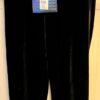 GK ELITE DANCE LADIES LARGE BLACK SMOOTH VELVET CUFFED CAPRI Sz AL NWT!