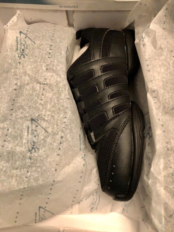 LEO'S DANCE SNEAKER ADULT 7 #LS5100L BLACK NRG LIGHTWEIGHT HIP-HOP JAZZ Sz 7 NIB - Image 7