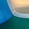 GK LADIES X-SMALL  LgSLV GREEN VELVET BLUE FOIL GYMNASTICS DANCE LEOTARD SZ XS - Image 5