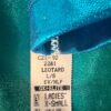 GK LADIES X-SMALL  LgSLV GREEN VELVET BLUE FOIL GYMNASTICS DANCE LEOTARD SZ XS - Image 8