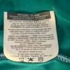 GK LADIES X-SMALL  LgSLV GREEN VELVET BLUE FOIL GYMNASTICS DANCE LEOTARD SZ XS - Image 10