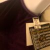GK DANCE JAZZ LADIES LARGE PURPLE VELVET X-BACK FOIL STRAPS CAMISOLE TOP Sz AL - Image 4