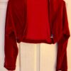 GK ICE SKATE DANCE LADIES MEDIUM RICH RED VELVET LGSLV SHRUG JACKET SZ M NWT! - Image 7