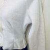 GK ICE DANCE FIGURE SKATE ADULT X-SMALL WHITE FLEECE VELVET ZIP JACKET SZ XS NWT - Image 5