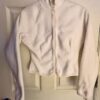 GK ICE DANCE FIGURE SKATE ADULT X-SMALL WHITE FLEECE VELVET ZIP JACKET SZ XS NWT - Image 6
