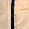 GK WARM UP JACKET LADIES X-SMALL WHITE VELVET FRONT CRYSTAL ZIP DANCE SKATE XS - Image 3