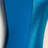GK TURQUOISE FOIL ADULT X-SMALL CRISSCROSS SILVER GYMNASTIC TANK LEOTARD AXS NWT - Image 4