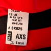 GK FIGURE SKATE LADIES X-SMALL 3/4 SLV NYLON/STRETCH RED TOP BLACK PANT SET XS - Image 7