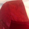 GK ELITE LgSLV LADIES SMALL RED VELVET FOIL GYMNASTICS DANCE LEOTARD Sz AS NWT! - Image 2