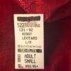 GK ELITE LgSLV LADIES SMALL RED VELVET FOIL GYMNASTICS DANCE LEOTARD Sz AS NWT! - Image 6