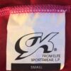 GK ELITE LgSLV LADIES SMALL RED VELVET FOIL GYMNASTICS DANCE LEOTARD Sz AS NWT! - Image 7