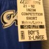 GK SHORTS CHILD X-LARGE ROYAL N/S GYMNASTICS RUNNING COMPETITION FITNESS CXL NWT - Image 4