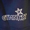 GK SOFFE CHEER ADULT LARGE LOW RISE NAVY COTTON "GYMNAST" GRAPHIC SKORT  SZ L - Image 2