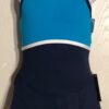 GK BLUE MICROFIBER ICE FIGURE SKATE CHILD LARGE SSLV MIDRIFF TRIM TANK DRESS CL
