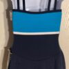 GK BLUE MICROFIBER ICE FIGURE SKATE CHILD LARGE SSLV MIDRIFF TRIM TANK DRESS CL - Image 2