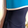 GK BLUE MICROFIBER ICE FIGURE SKATE CHILD LARGE SSLV MIDRIFF TRIM TANK DRESS CL - Image 3