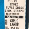 GK BLUE MICROFIBER ICE FIGURE SKATE CHILD LARGE SSLV MIDRIFF TRIM TANK DRESS CL - Image 7