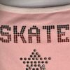 GK CAMISOLE TOP ADULT LARGE PINK COTTON METAL JA â€œSKATEâ€ GRAPHICS AL NWT! - Image 3