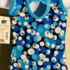 GK Elite CHILDS BLUE PRINT TANK GYMNASTICS DANCE LEOTARD Sz XS - Image 2