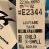 GK Elite CHILDS BLUE PRINT TANK GYMNASTICS DANCE LEOTARD Sz XS - Image 5