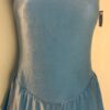 GK ICE SKATE LIGHT BLUE VELVET LADIES SMALL SLVLS RACERBACK TANK DRESS Sz AS NWT